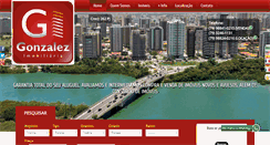 Desktop Screenshot of gonzalezimobiliaria.com.br