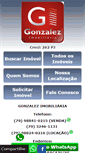 Mobile Screenshot of gonzalezimobiliaria.com.br